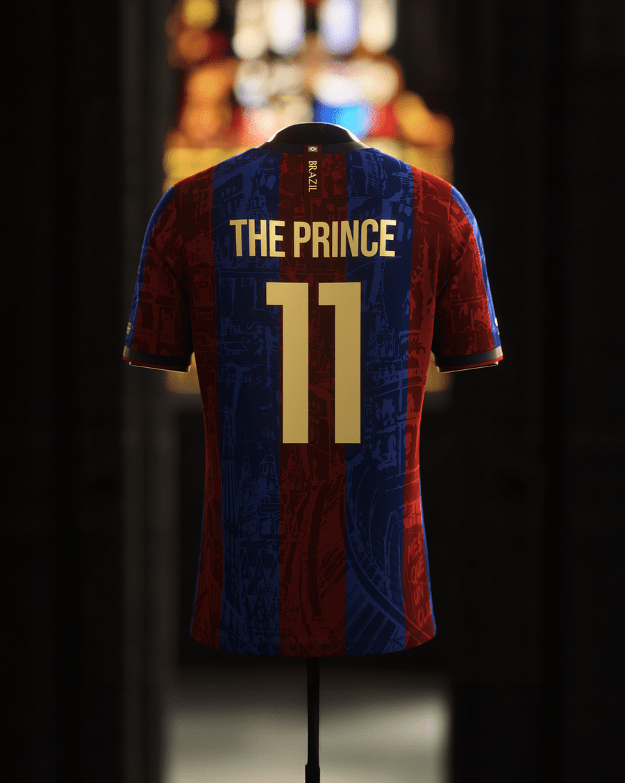 FC Barcelona "The Prince" Premium Kit from FootballPrestige.shop - Premium Concept kits