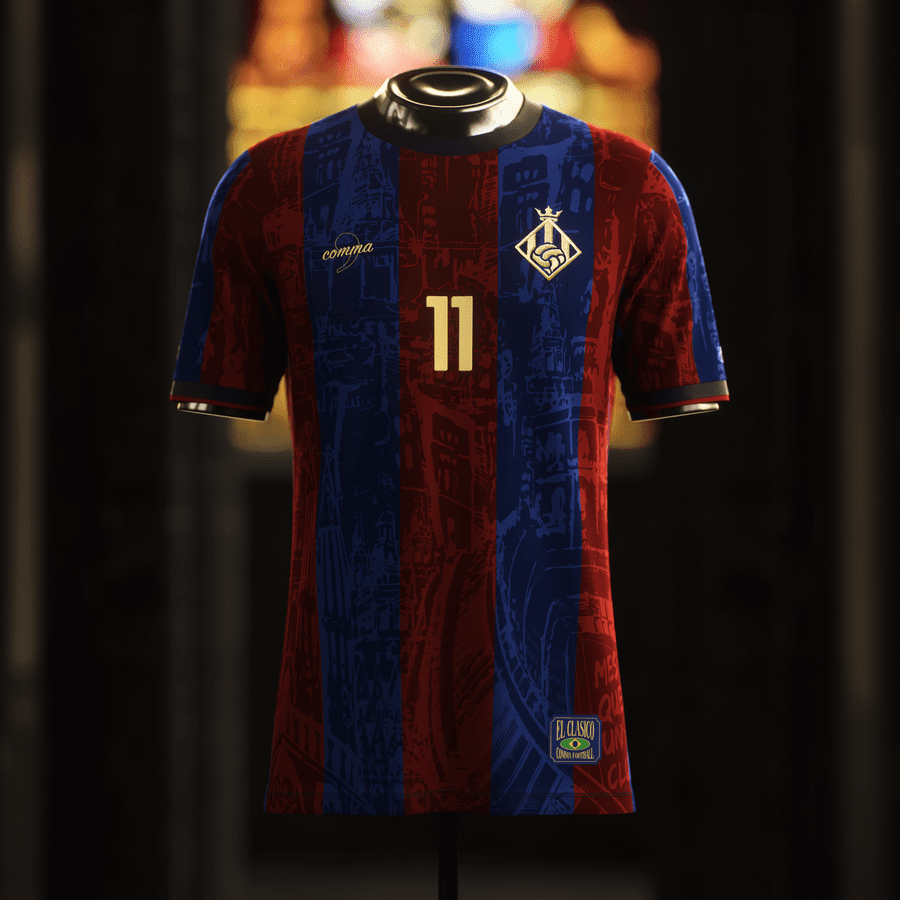 FC Barcelona "The Prince" Premium Kit from FootballPrestige.shop - Premium Concept kits