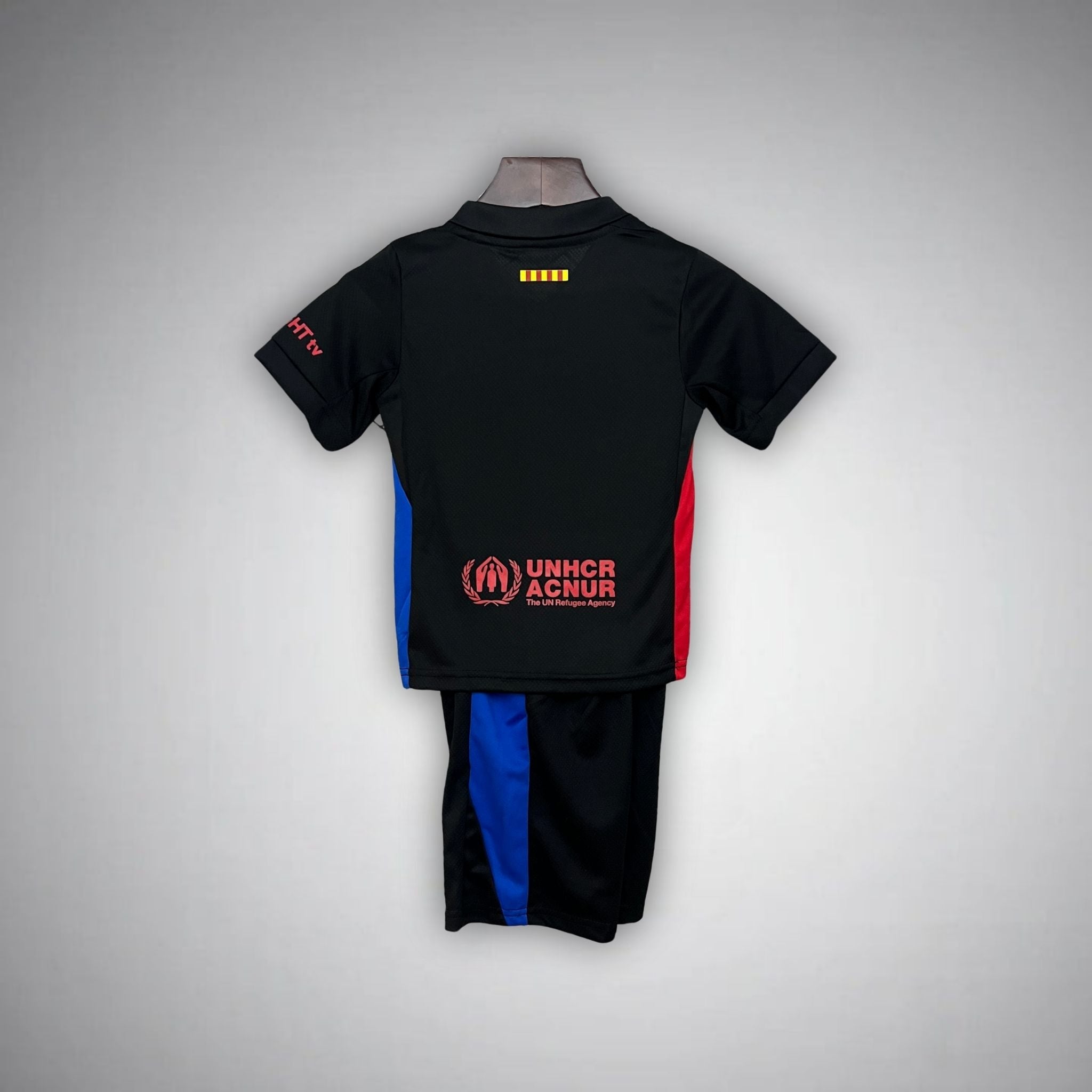 FC Barcelona x Cactus Jack Away Kids Size Kit from FootballPrestige.shop - Premium Concept kits