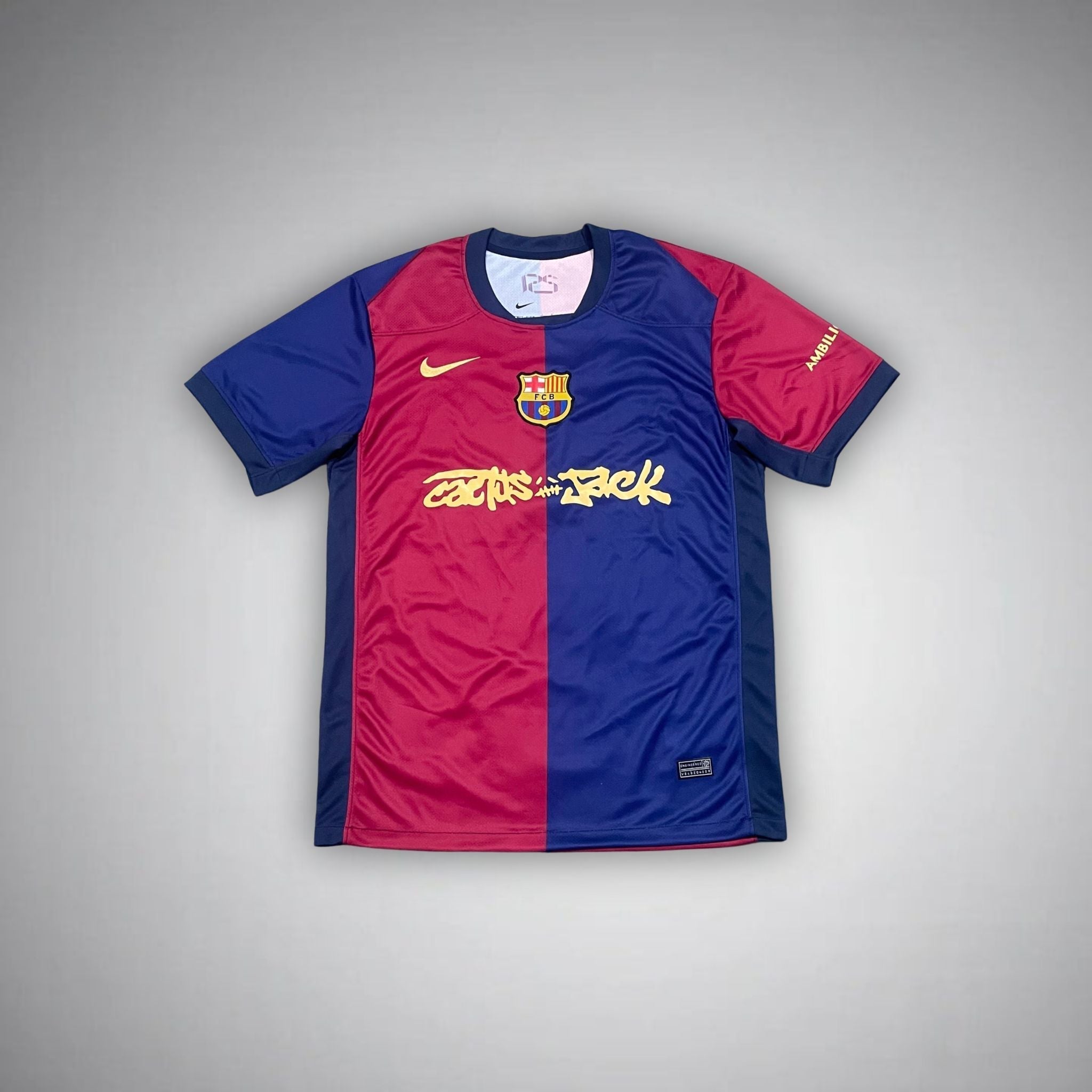 FC Barcelona x Cactus Jack Limited Edition Home Kit from FootballPrestige.shop - Premium Concept kits
