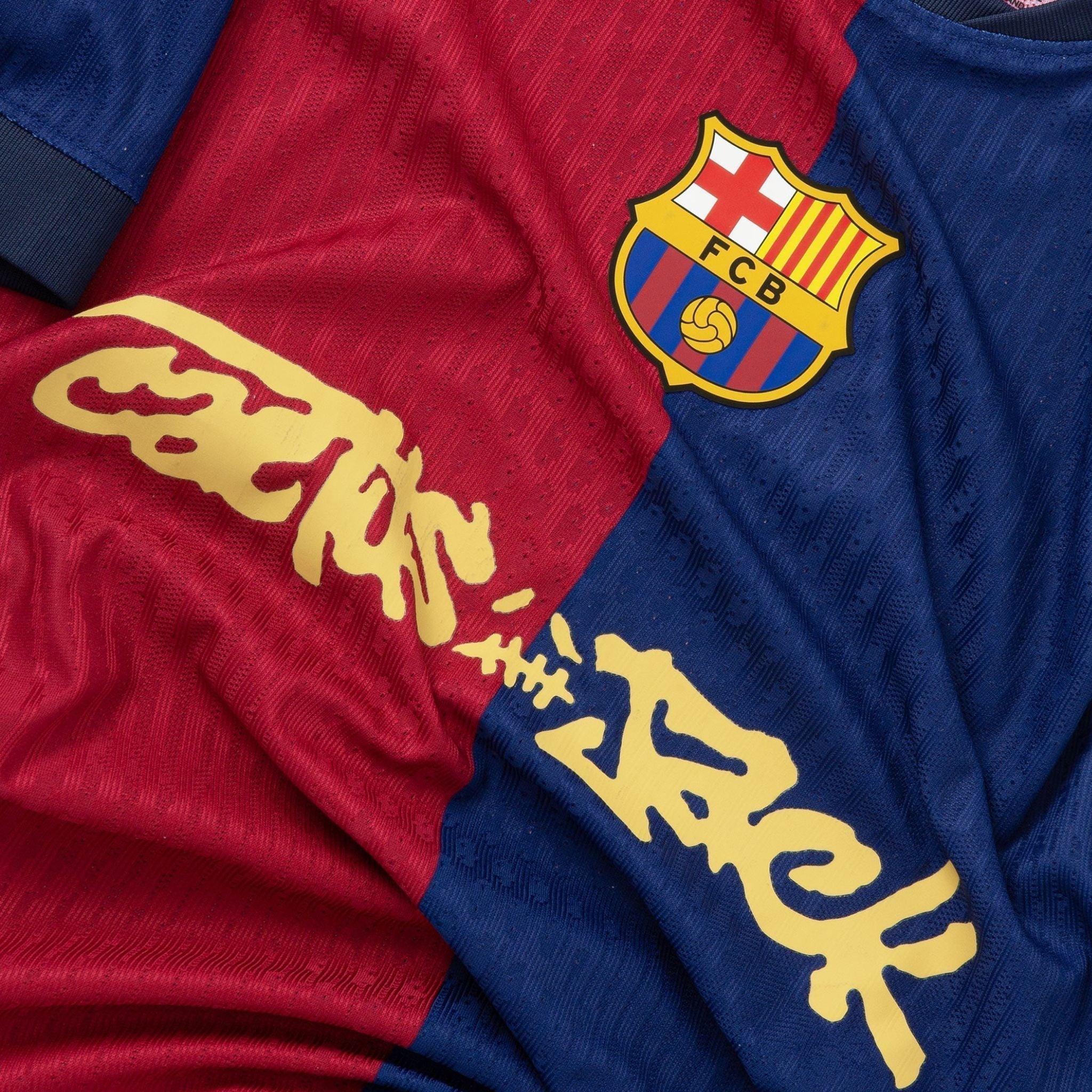 FC Barcelona x Cactus Jack Limited Edition Home Kit from FootballPrestige.shop - Premium Concept kits