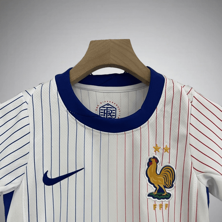 France 2024 Away Kids Size Kit from FootballPrestige.shop - Premium Concept kits