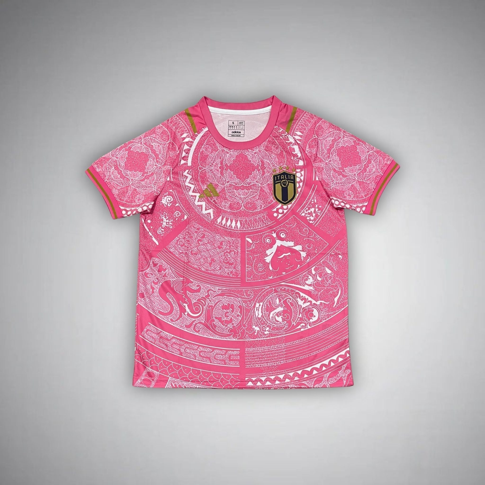 Italy "Stili di Roma" Premium Pink Kit from FootballPrestige.shop - Premium Concept kits