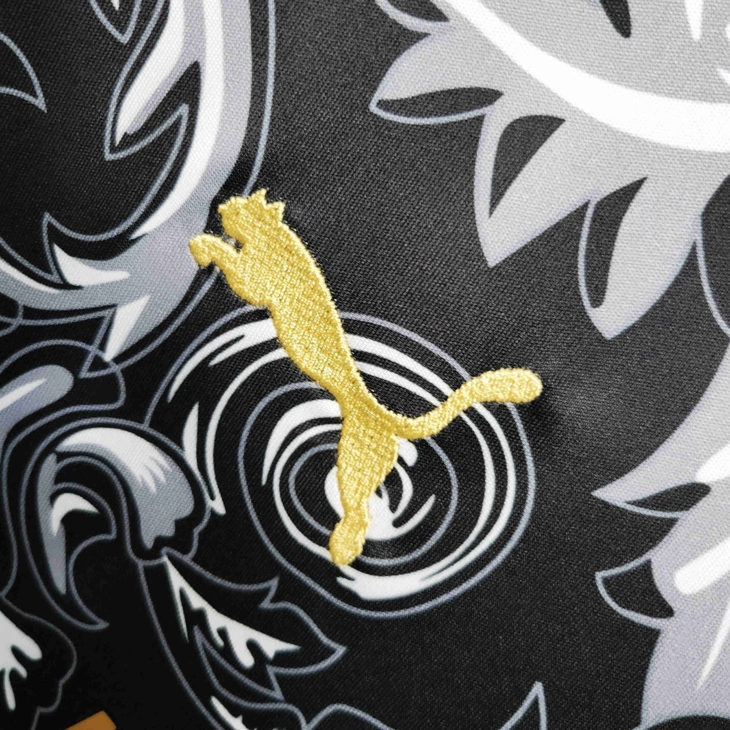 Italy "Versace" Premium Black Kit from FootballPrestige.shop - Premium Concept kits