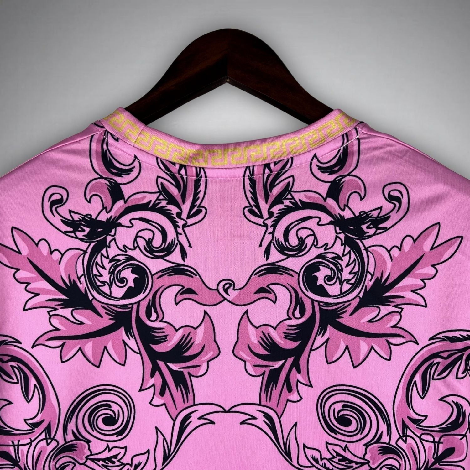 Italy "Versace" Premium Pink Kit from FootballPrestige.shop - Premium Concept kits