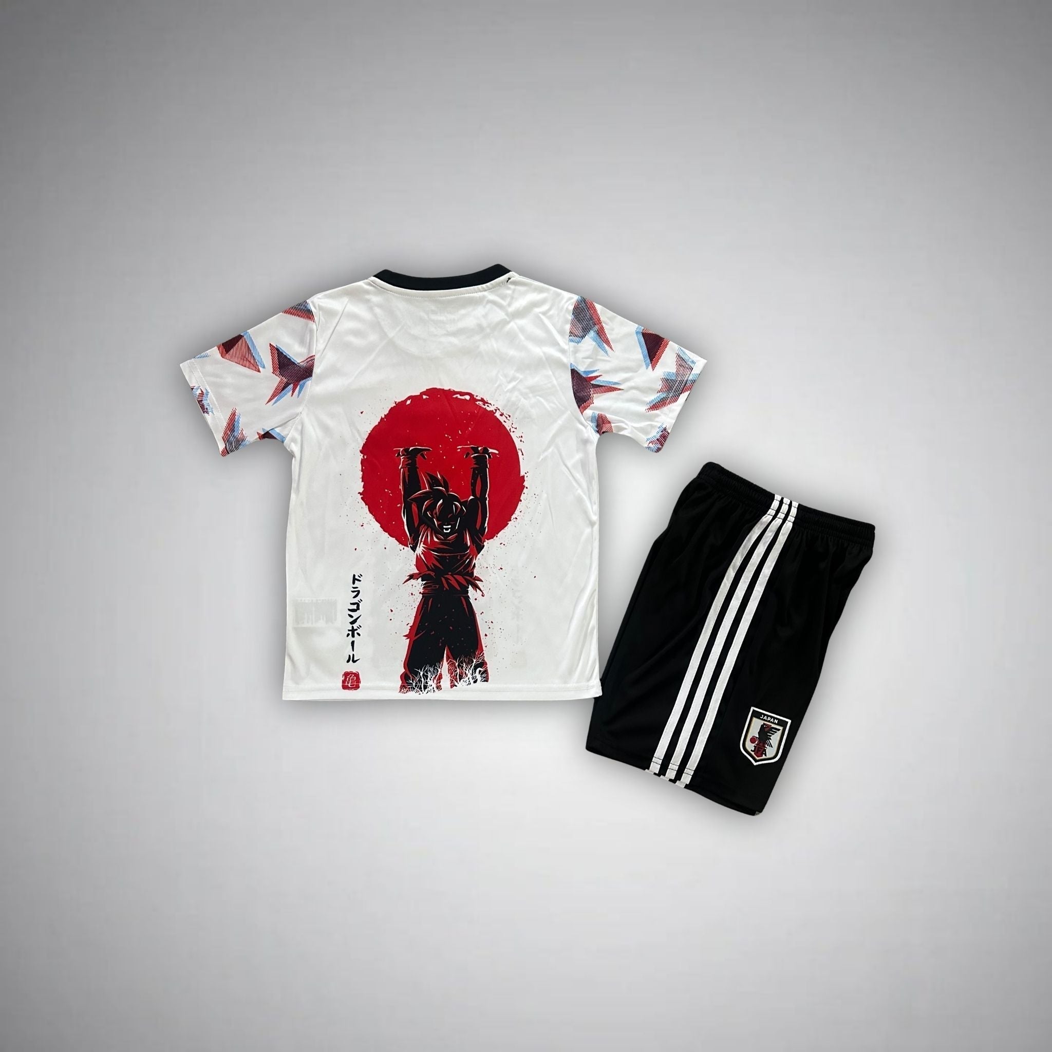 Japan "Mini Goku" Premium Kids Size Kit from FootballPrestige.shop - Premium Concept kits