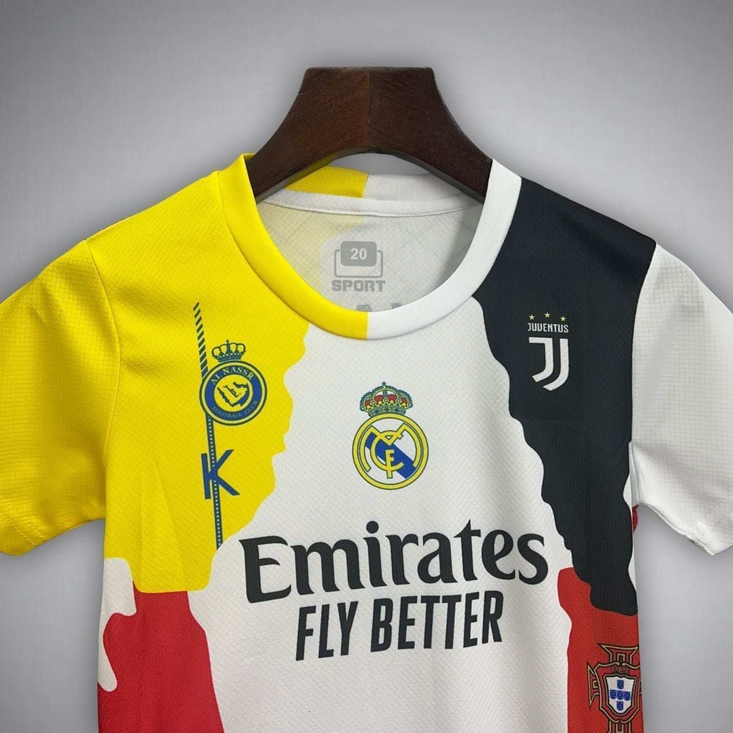 Legendary "Ronaldo" Premium Kids Size Kit from FootballPrestige.shop - Premium Concept kits