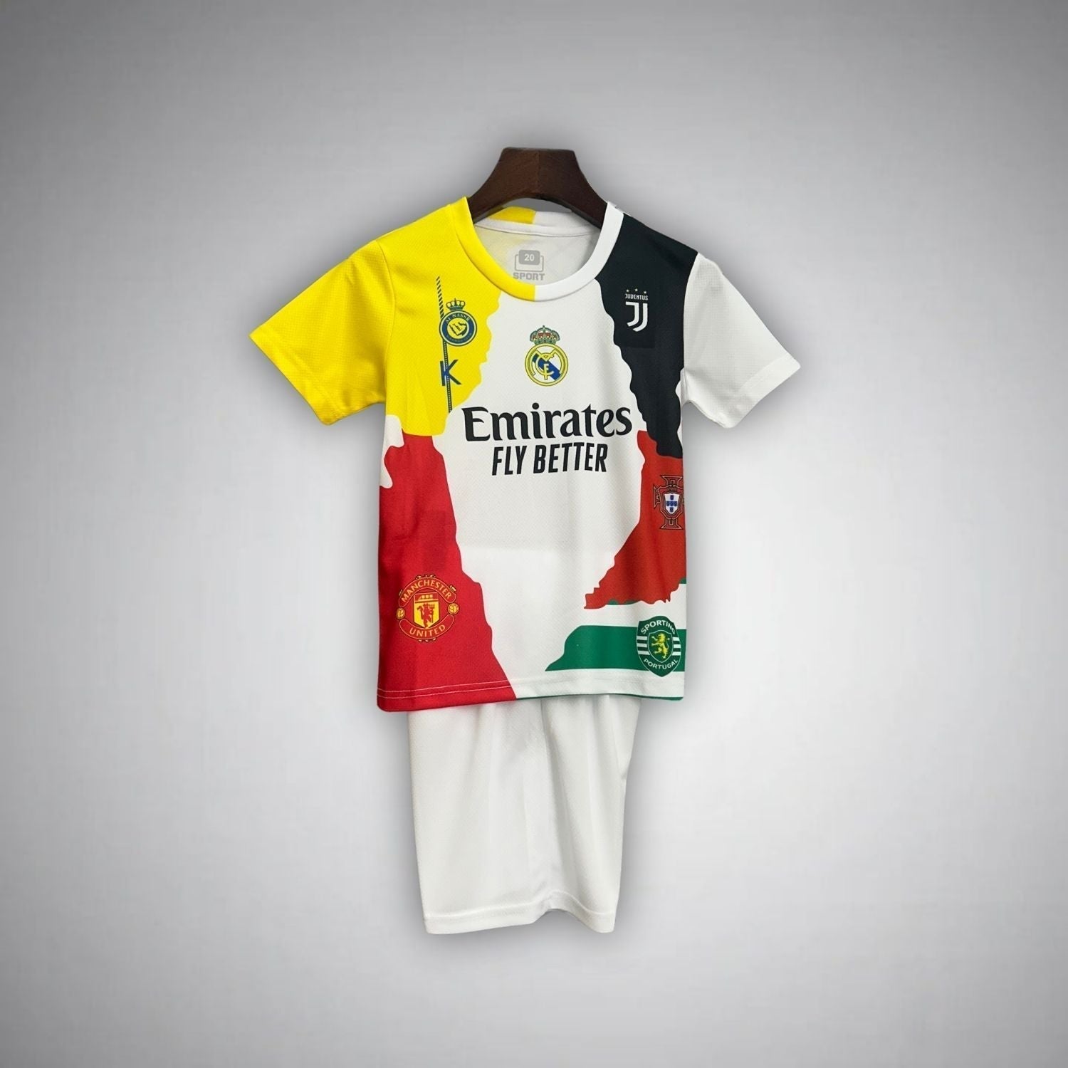 Legendary "Ronaldo" Premium Kids Size Kit from FootballPrestige.shop - Premium Concept kits