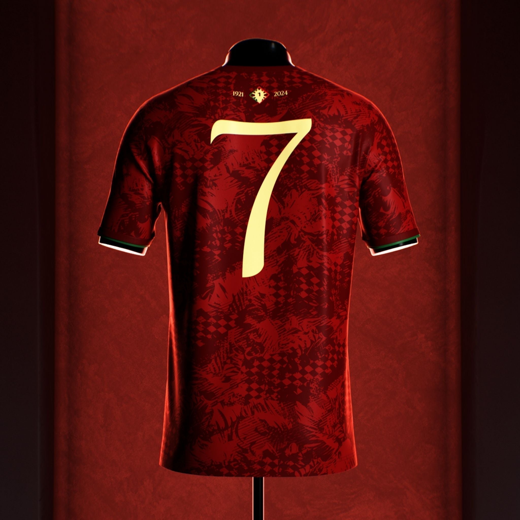 Portugal "The Siu" Premium Red Kit from FootballPrestige.shop - Premium Concept kits