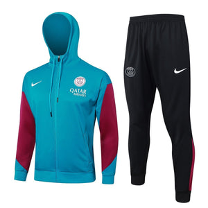 PSG Turquoise and Pink Premium Tracksuit from FootballPrestige.shop - Premium Concept kits