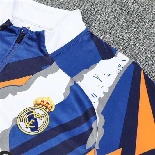 Real Madrid "Azul Reactor" Premium Tracksuit from FootballPrestige.shop - Premium Concept kits