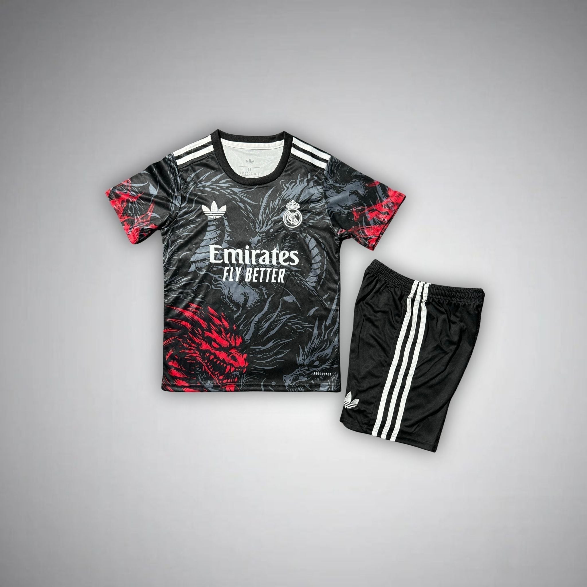 Real Madrid "Devil's Eye" Premium Kids Size Kit from FootballPrestige.shop - Premium Concept kits