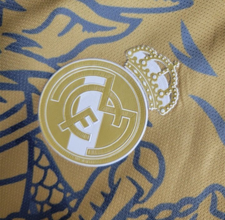 Real Madrid "Dragón Dorado" Premium Kit from FootballPrestige.shop - Premium Concept kits