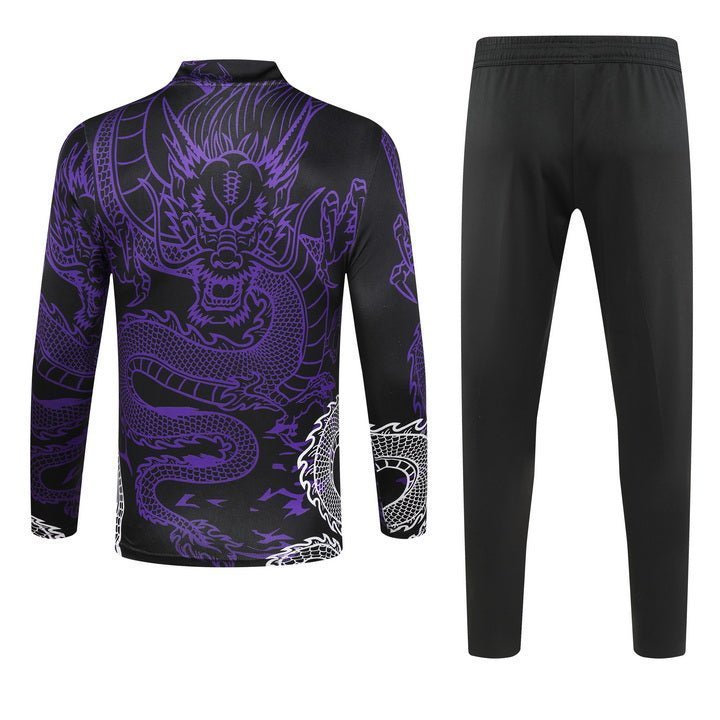Real Madrid "Dragon Morado" Premium Tracksuit from FootballPrestige.shop - Premium Concept kits