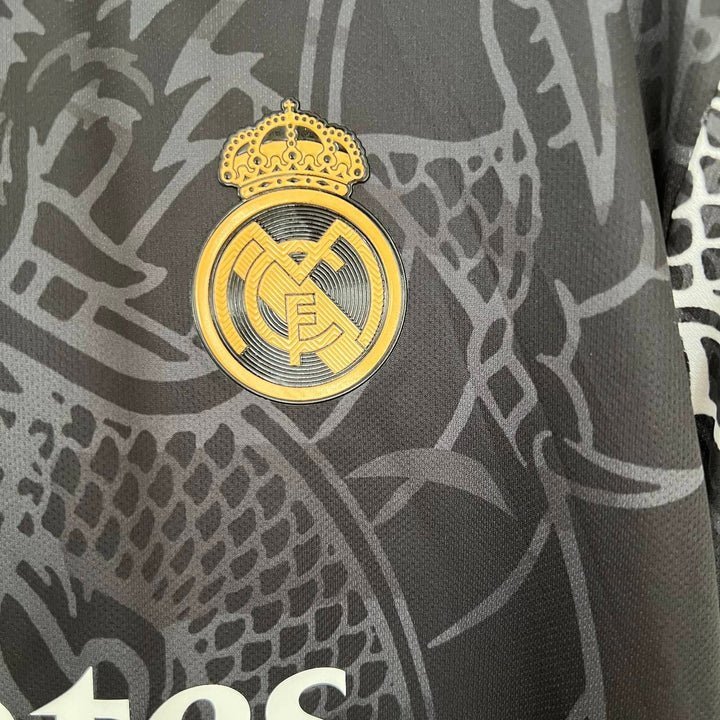 Real Madrid "Dragón Negro" Premium Kit from FootballPrestige.shop - Premium Concept kits