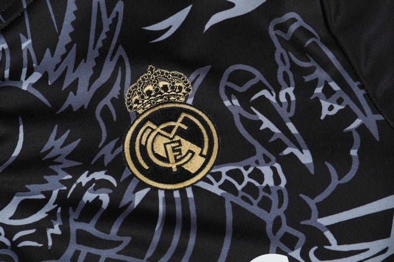 Real Madrid "Dragón Negro" Premium Tracksuit from FootballPrestige.shop - Premium Concept kits