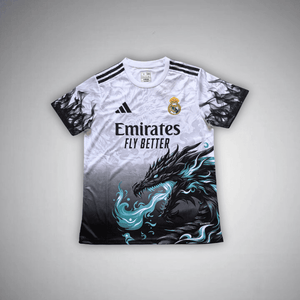Real Madrid "Emerald Flame" Premium Kit from FootballPrestige.shop - Premium Concept kits