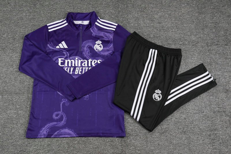 Real Madrid "Purple Dragon" Premium Tracksuit from FootballPrestige.shop - Premium Concept kits