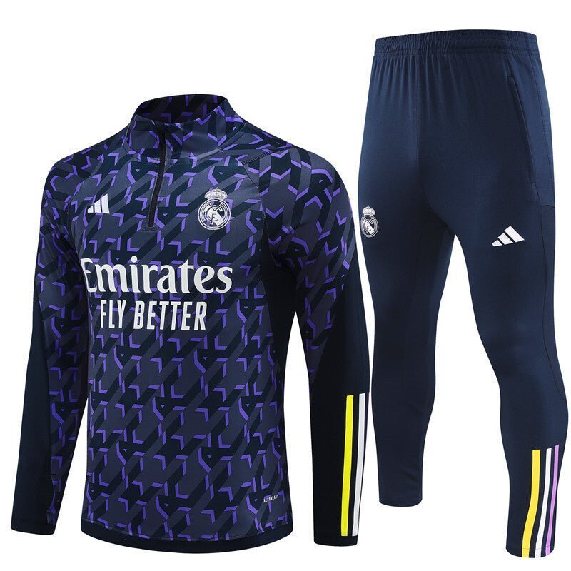 Real Madrid "Virtuoso" Premium Kids Size Tracksuit from FootballPrestige.shop - Premium Concept kits
