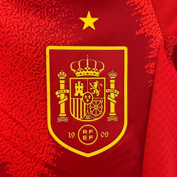 Spain 2024 Home Kids Size Kit from FootballPrestige.shop - Premium Concept kits