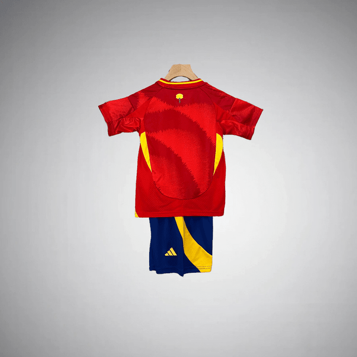 Spain 2024 Home Kids Size Kit from FootballPrestige.shop - Premium Concept kits
