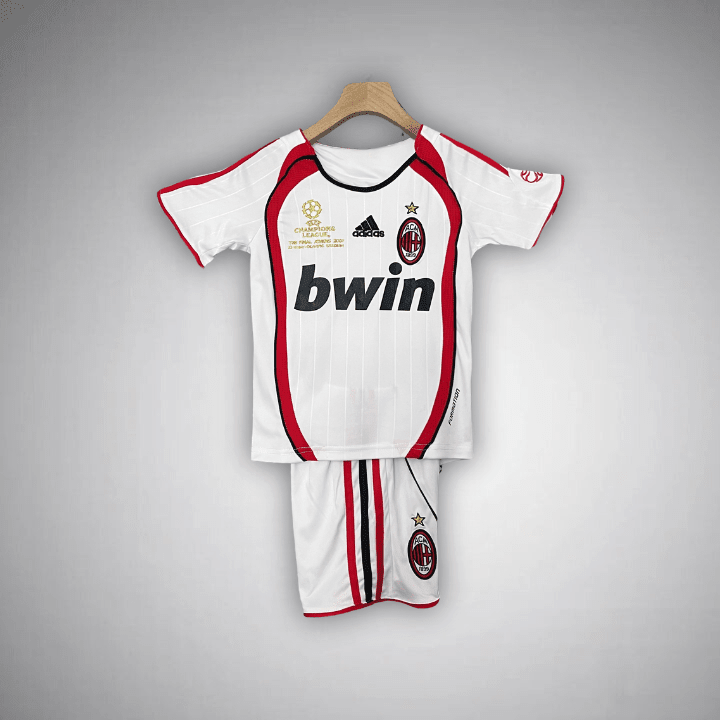 06/07 AC Milan Away Kids Size Kit from FootballPrestige.shop - Premium Concept kits