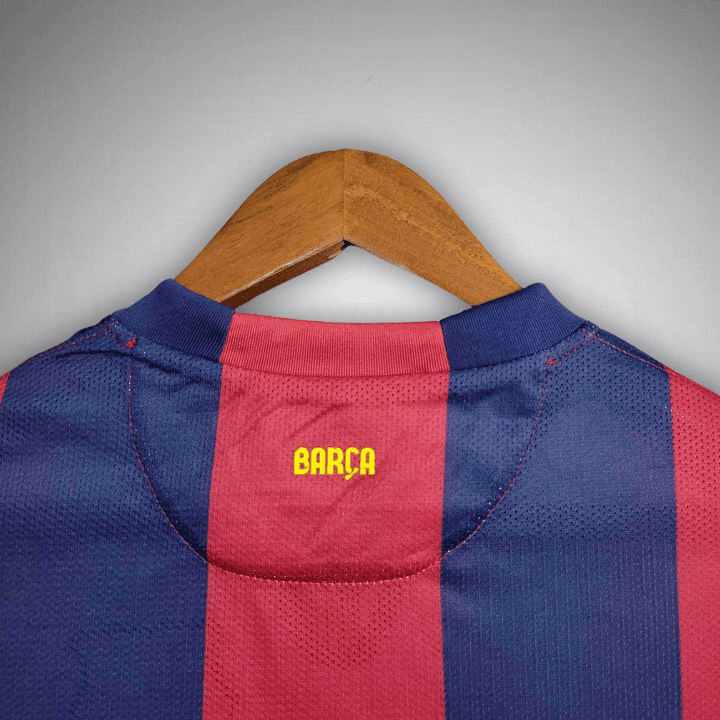 14/15 FC Barcelona Home Long Sleeve Kit from FootballPrestige.shop - Premium Concept kits