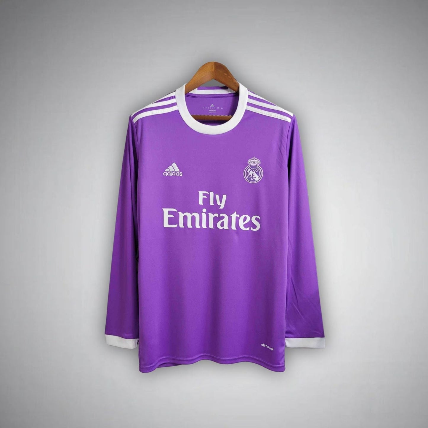 16/17 Real Madrid Away Long Sleeve Kit - Premium Quality Jersey at FootballPrestige.com