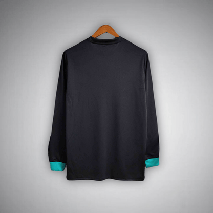 17/18 Real Madrid Long Sleeve Away Kit - Premium Quality Jersey at FootballPrestige.com