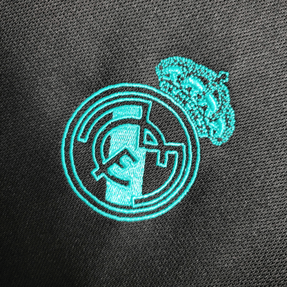17/18 Real Madrid Long Sleeve Away Kit - Premium Quality Jersey at FootballPrestige.com