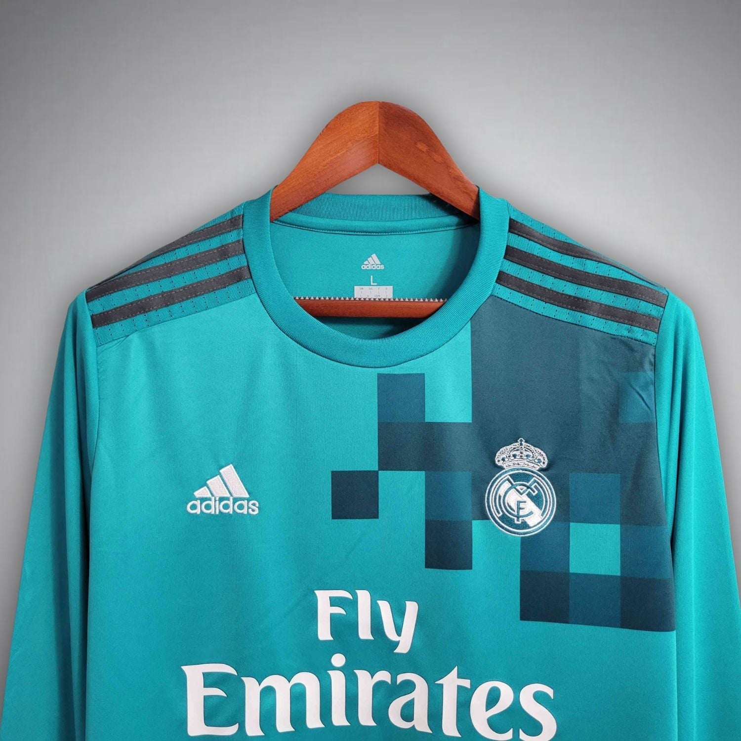 17/18 Real Madrid Third Long Sleeve Kit - Premium Quality Jersey at FootballPrestige.com