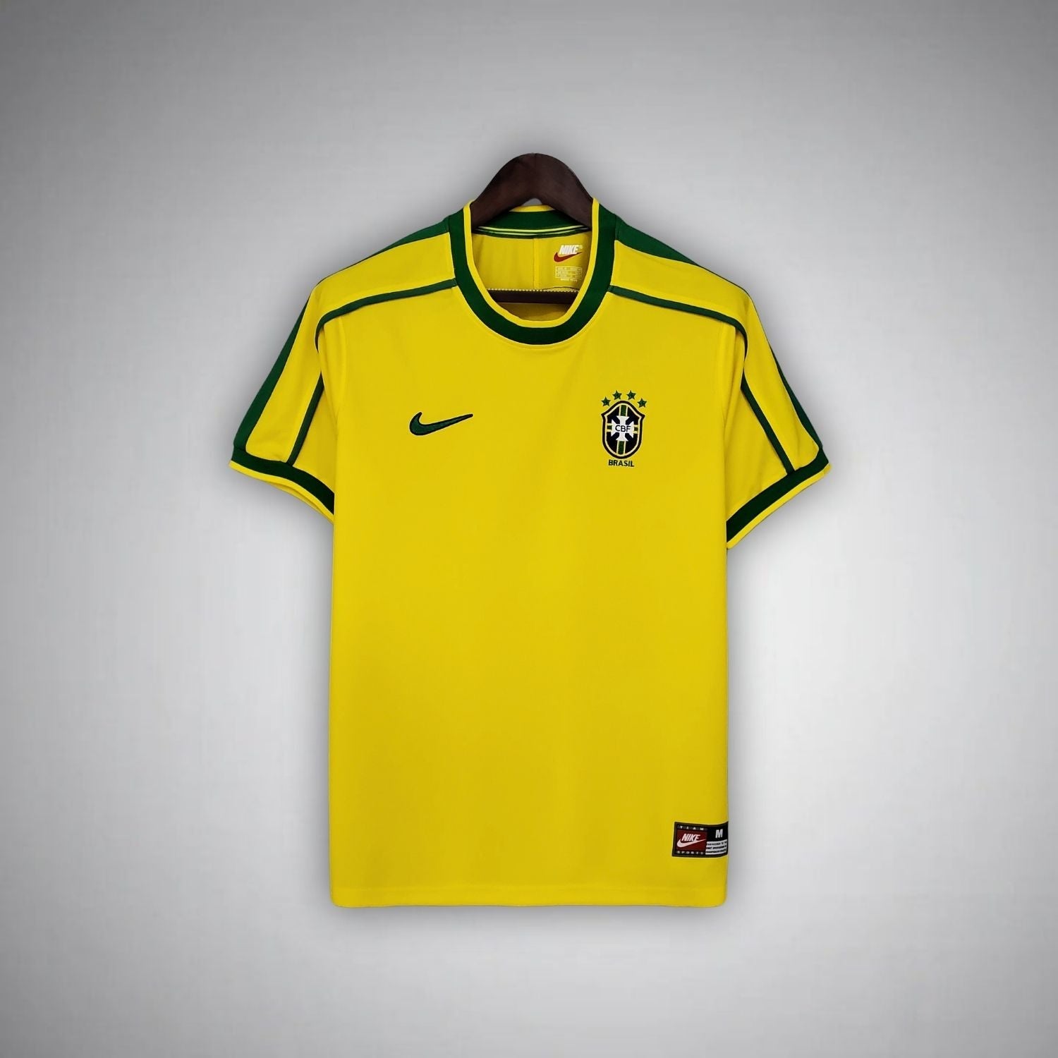 1998 Brazil Home Kit from FootballPrestige.shop - Premium Concept kits