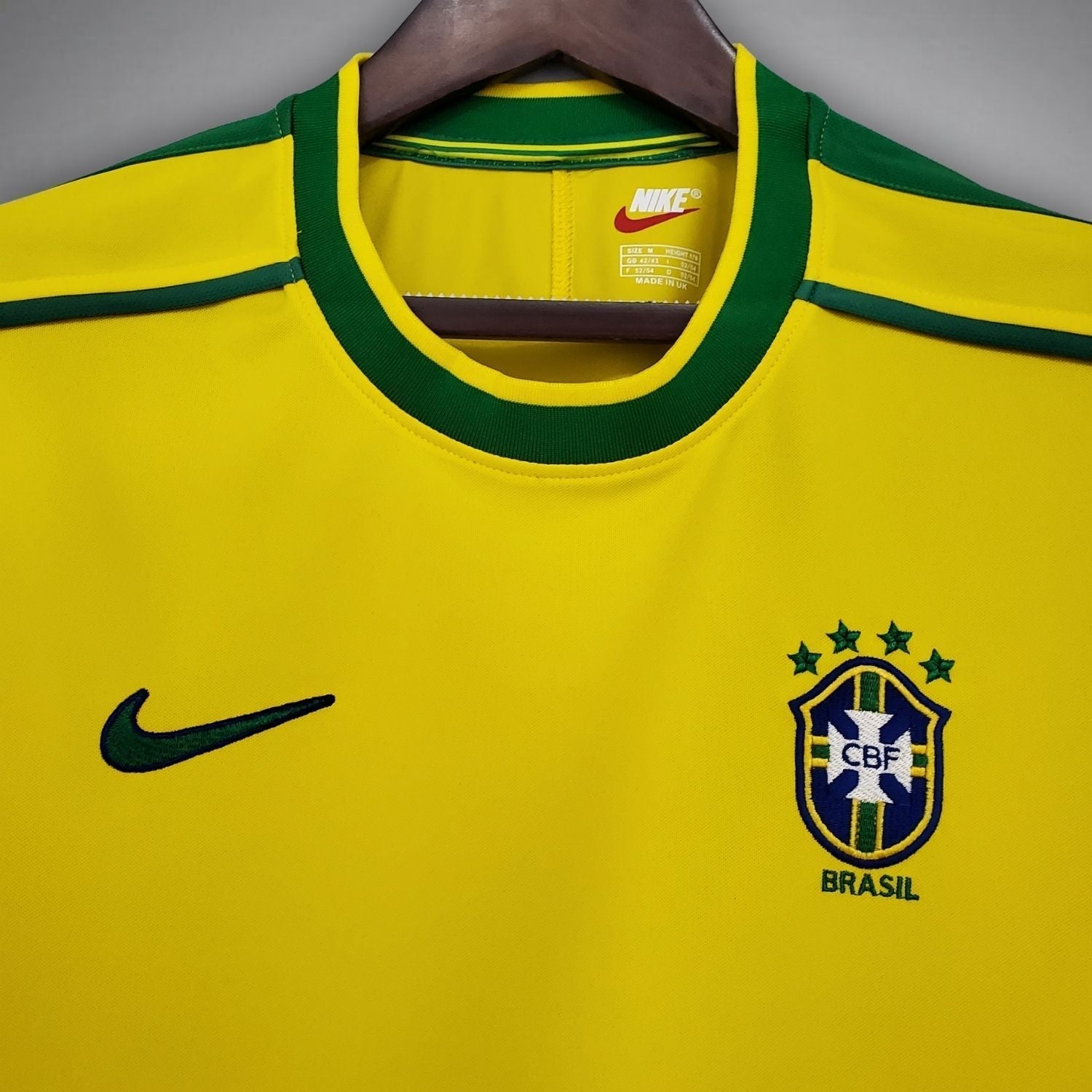 1998 Brazil Home Kit from FootballPrestige.shop - Premium Concept kits