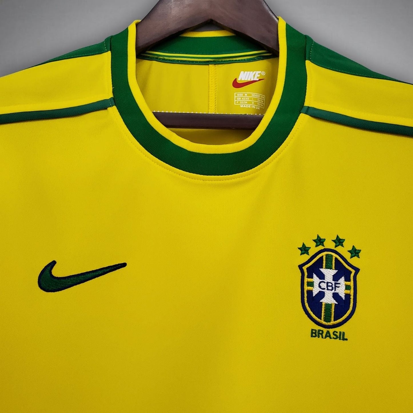 1998 Brazil Home Kit - Premium Quality Jersey at FootballPrestige.com
