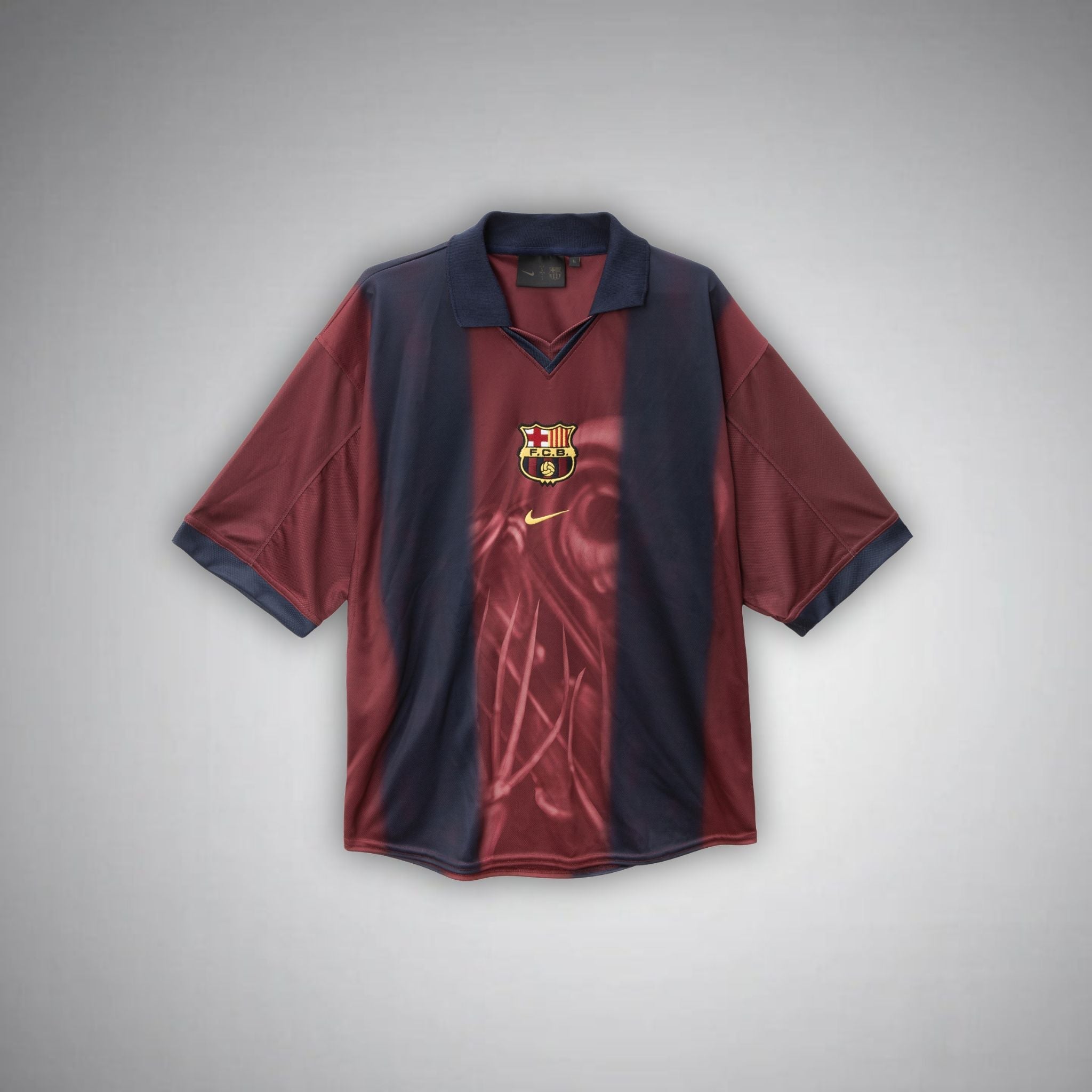 2000/01 FC Barcelona Retro x Cactus Jack Limited Edition Home Kit from FootballPrestige.shop - Premium Concept kits
