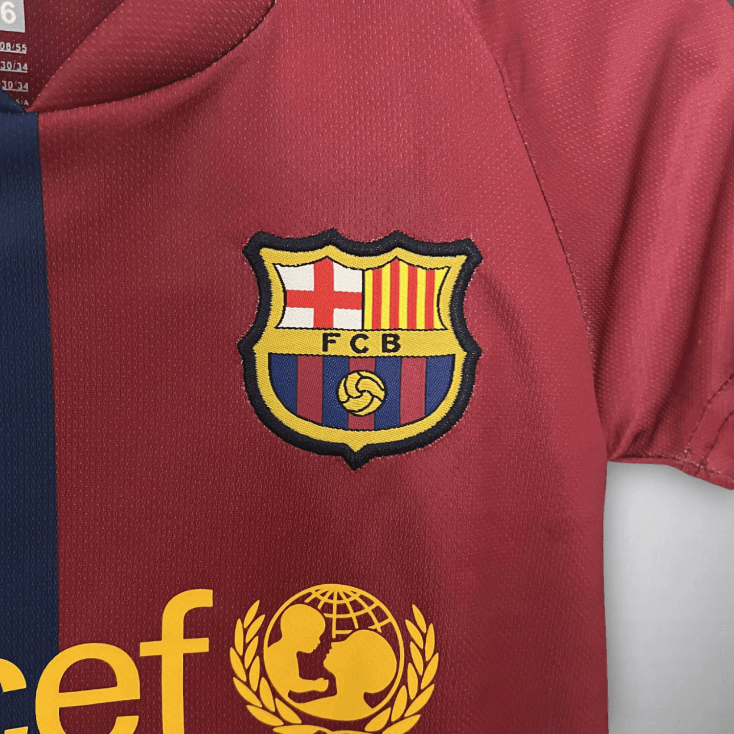2009 FC Barcelona UCL Final Kids Size Kit from FootballPrestige.shop - Premium Concept kits