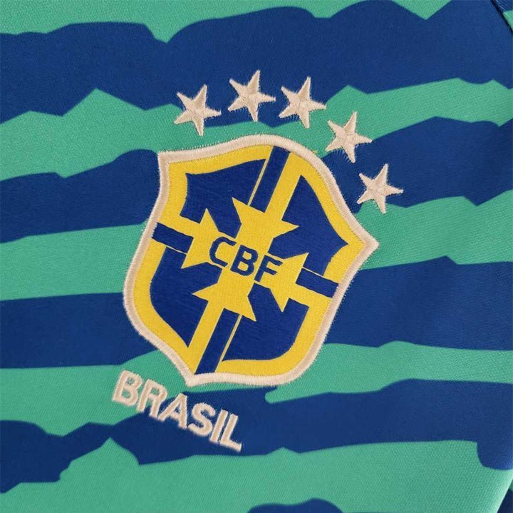 2022 Brazil Pre - match Kit from FootballPrestige.shop - Premium Concept kits