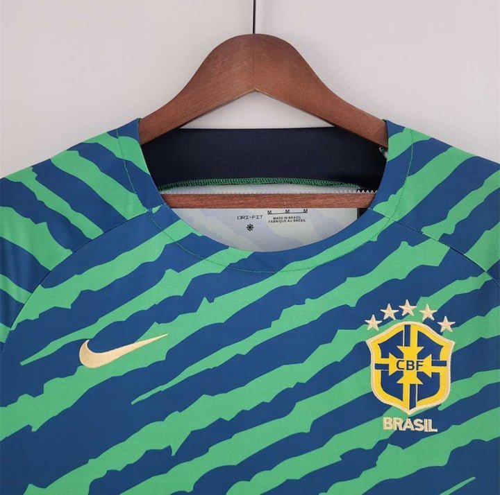 2022 Brazil Pre - match Kit from FootballPrestige.shop - Premium Concept kits