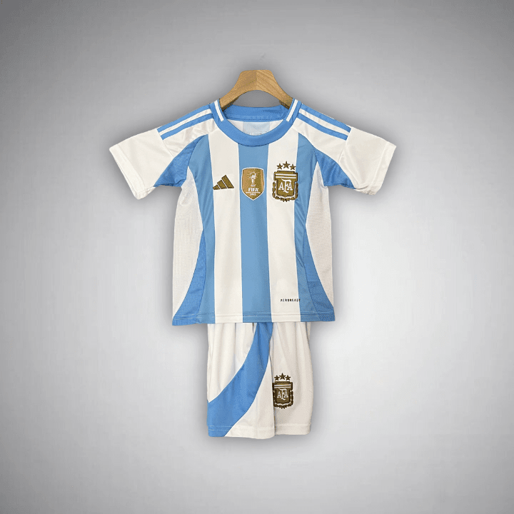 2024 Argentina Home Kids Size Kit from FootballPrestige.shop - Premium Concept kits