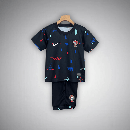 2024 Portugal Pre - Match Kids Size Kit - Premium Quality Jersey at FootballPrestige.com