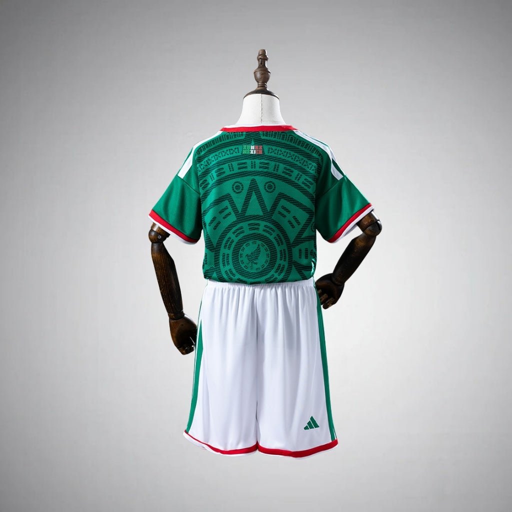 2026 Mexico Home Kids Size Kit from FootballPrestige.shop - Premium Concept kits