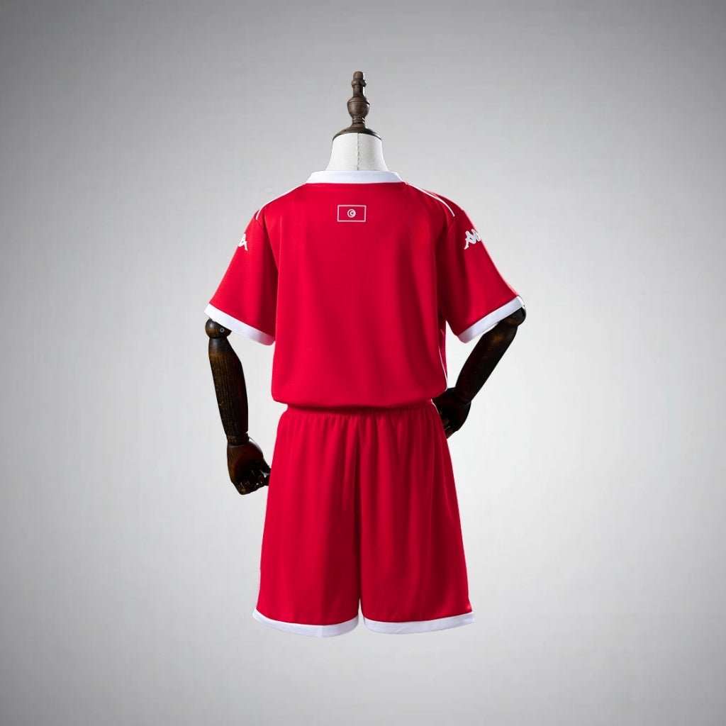 2026 Tunisia Home Kids Size Kit from FootballPrestige.shop - Premium Concept kits