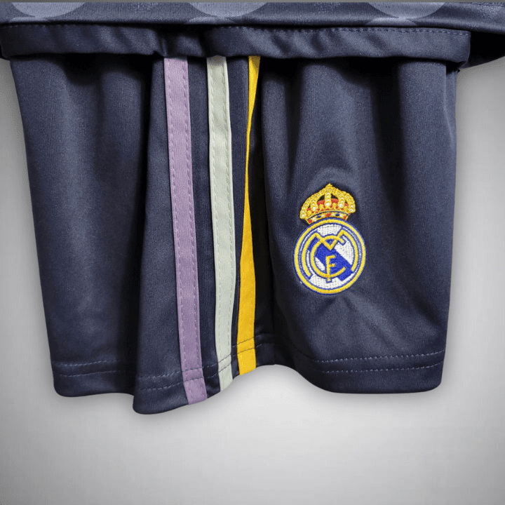 23/24 Real Madrid Away Premium Kids Size Kit from FootballPrestige.shop - Premium Concept kits