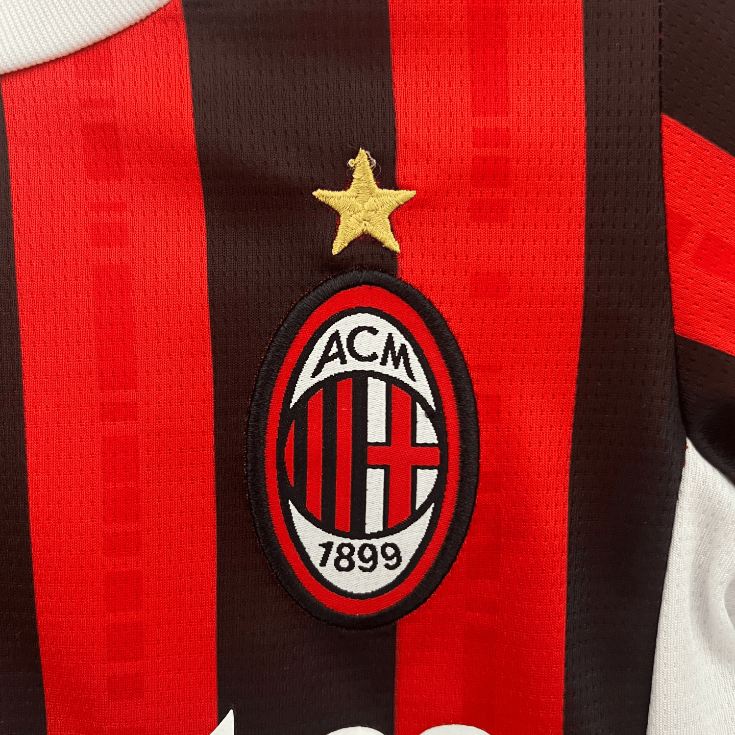 24/25 AC Milan Home Kids Size Kit from FootballPrestige.shop - Premium Concept kits