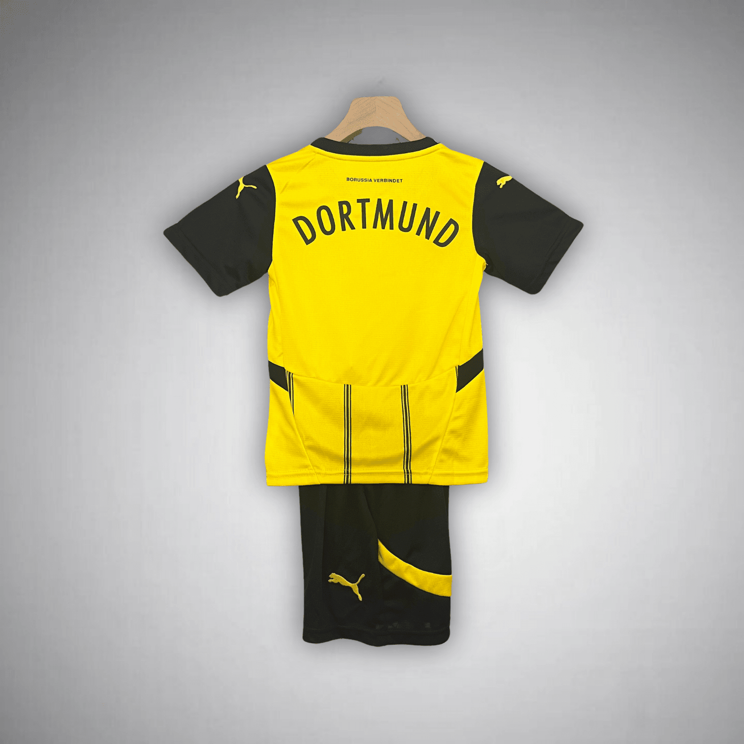 24/25 Borussia Dortmund Home Kids Size Kit from FootballPrestige.shop - Premium Concept kits
