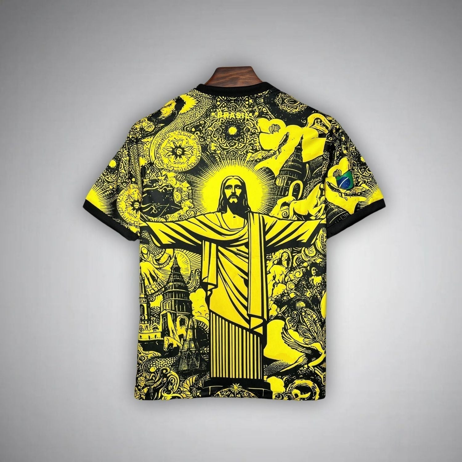 24/25 Brazil "Jesus" Premium Yellow Kit from FootballPrestige.shop - Premium Concept kits