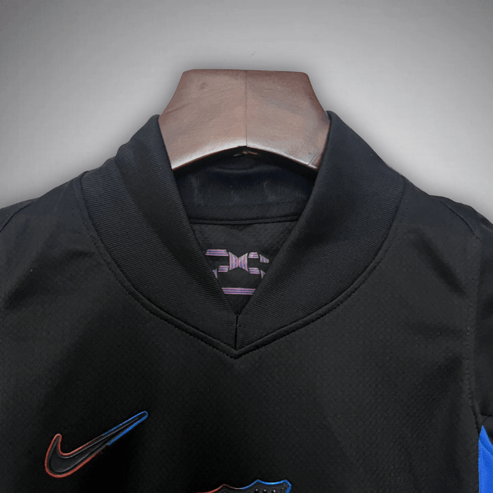 24/25 FC Barcelona Away Kids Size Kit from FootballPrestige.shop - Premium Concept kits