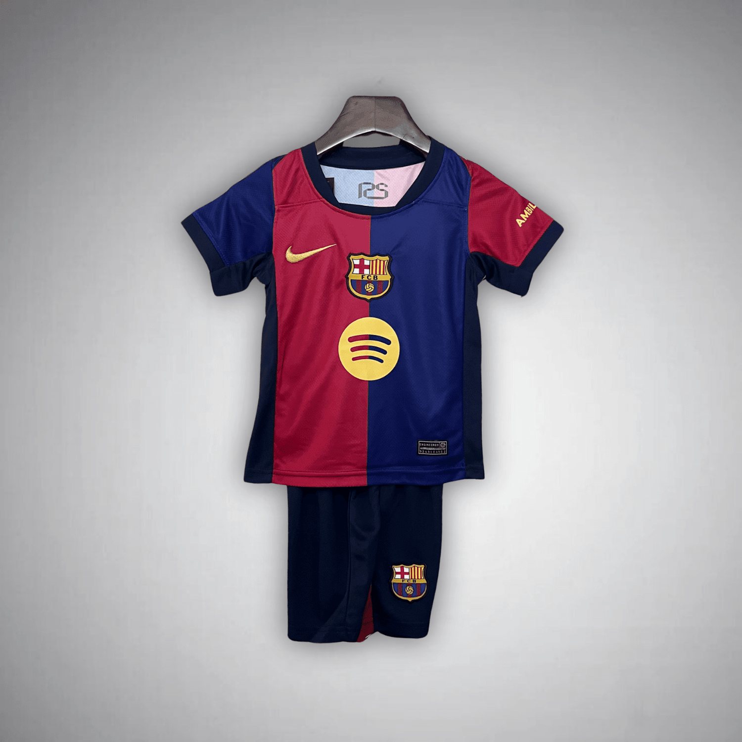 24/25 FC Barcelona Home Kids Size Kit from FootballPrestige.shop - Premium Concept kits