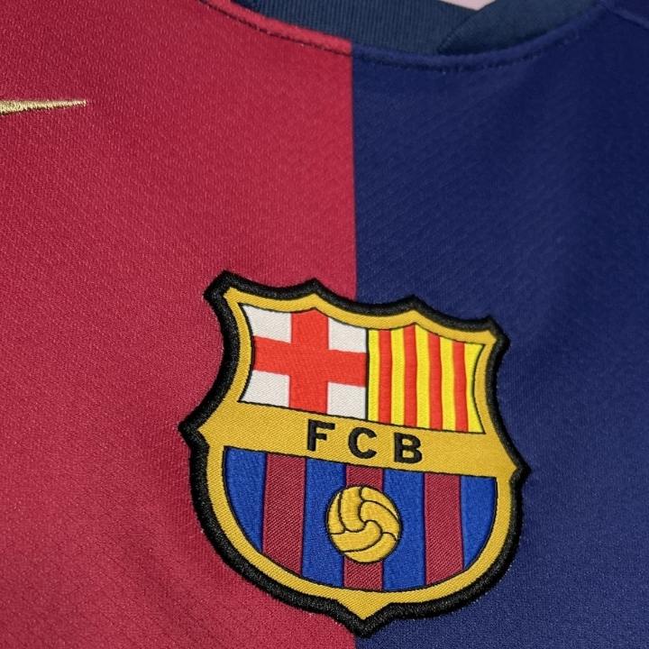 24/25 FC Barcelona Home Premium Kit from FootballPrestige.shop - Premium Concept kits