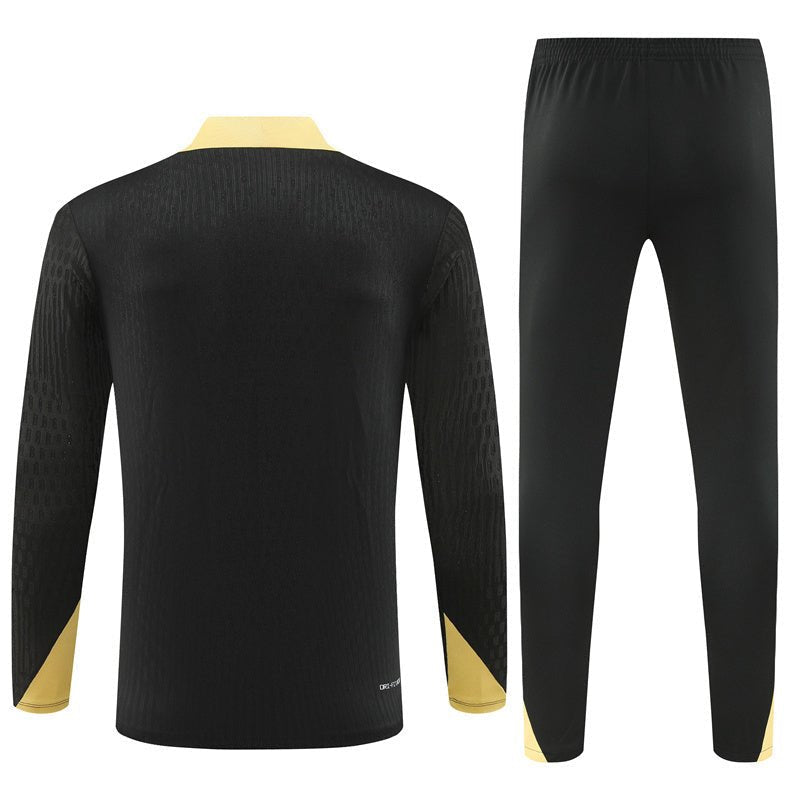 24/25 FC Barcelona Training Gold Tracksuit from FootballPrestige.shop - Premium Concept kits